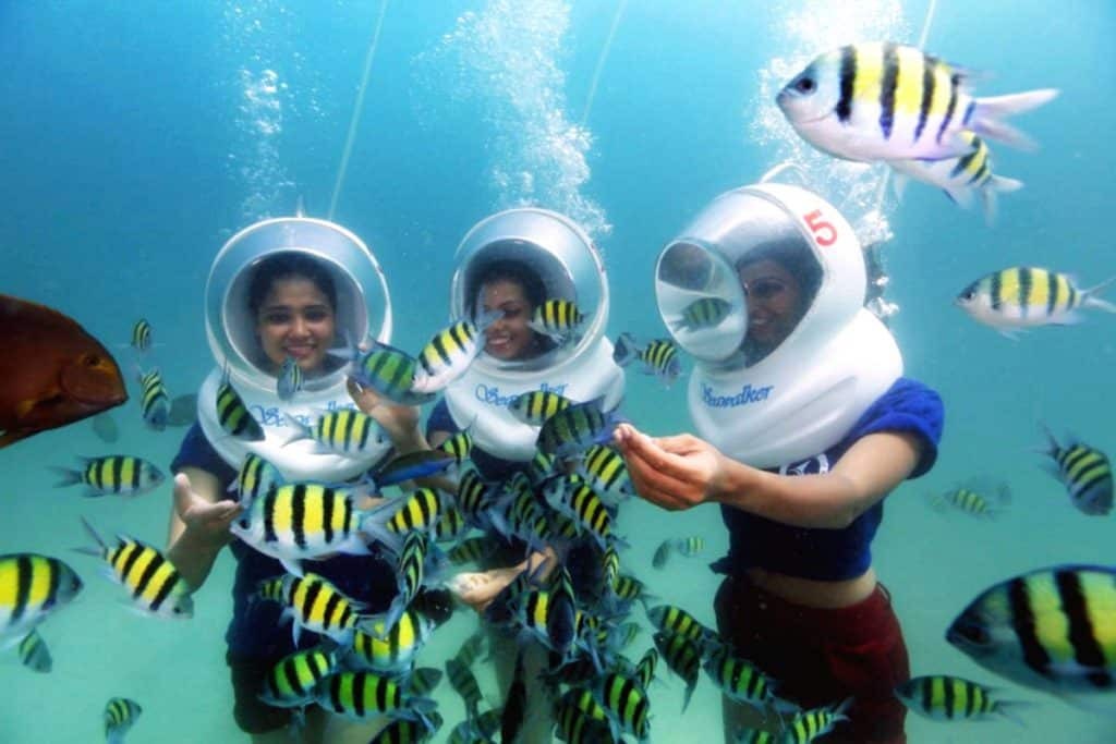 Sea Walking Activity in Andaman